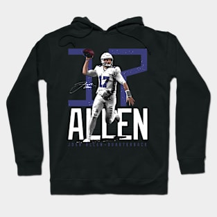 Josh Allen Buffalo Bold Number Hoodie